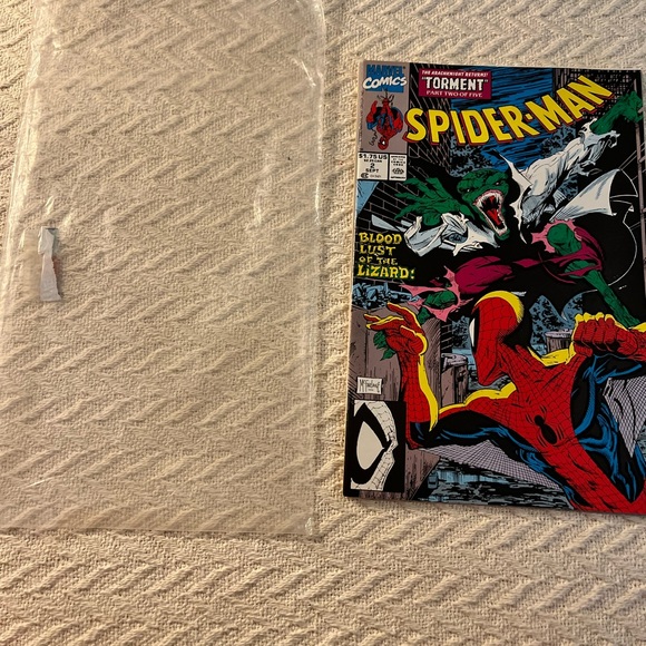 SPIDER-MAN # 2 TORMENT Part 2 - LIZARD app. Todd McFarlane SEPT 1990) - Picture 4 of 4